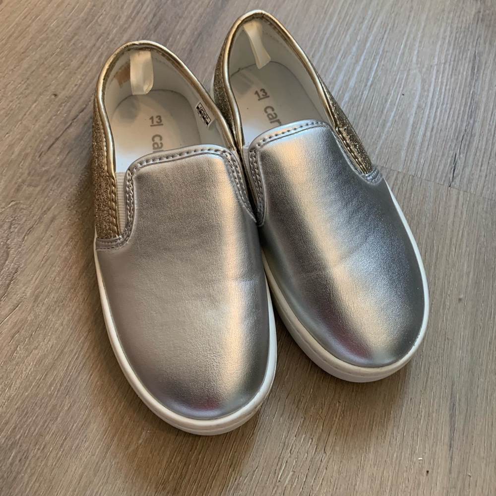 Carter's Girls Metallic Slip-On Shoes Size 13 (Little Girl) - Picture 6 of 10